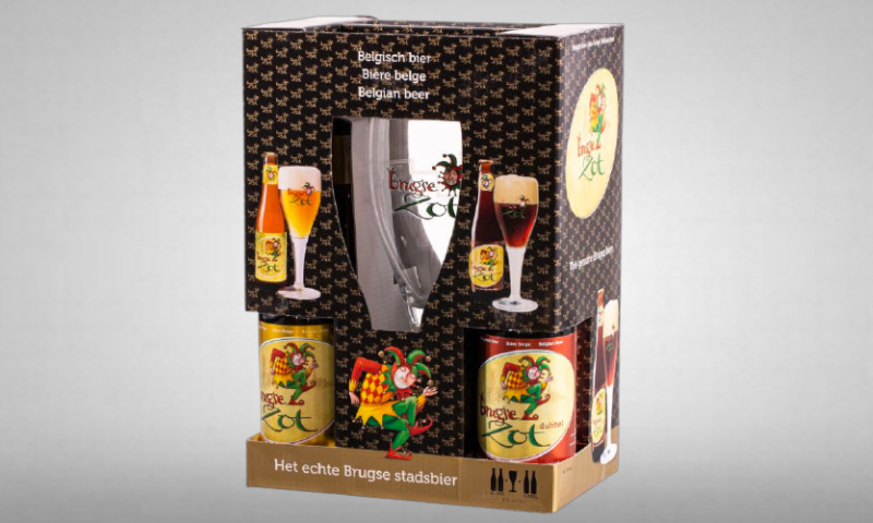 Brugse Zot bierpakket met bierglas